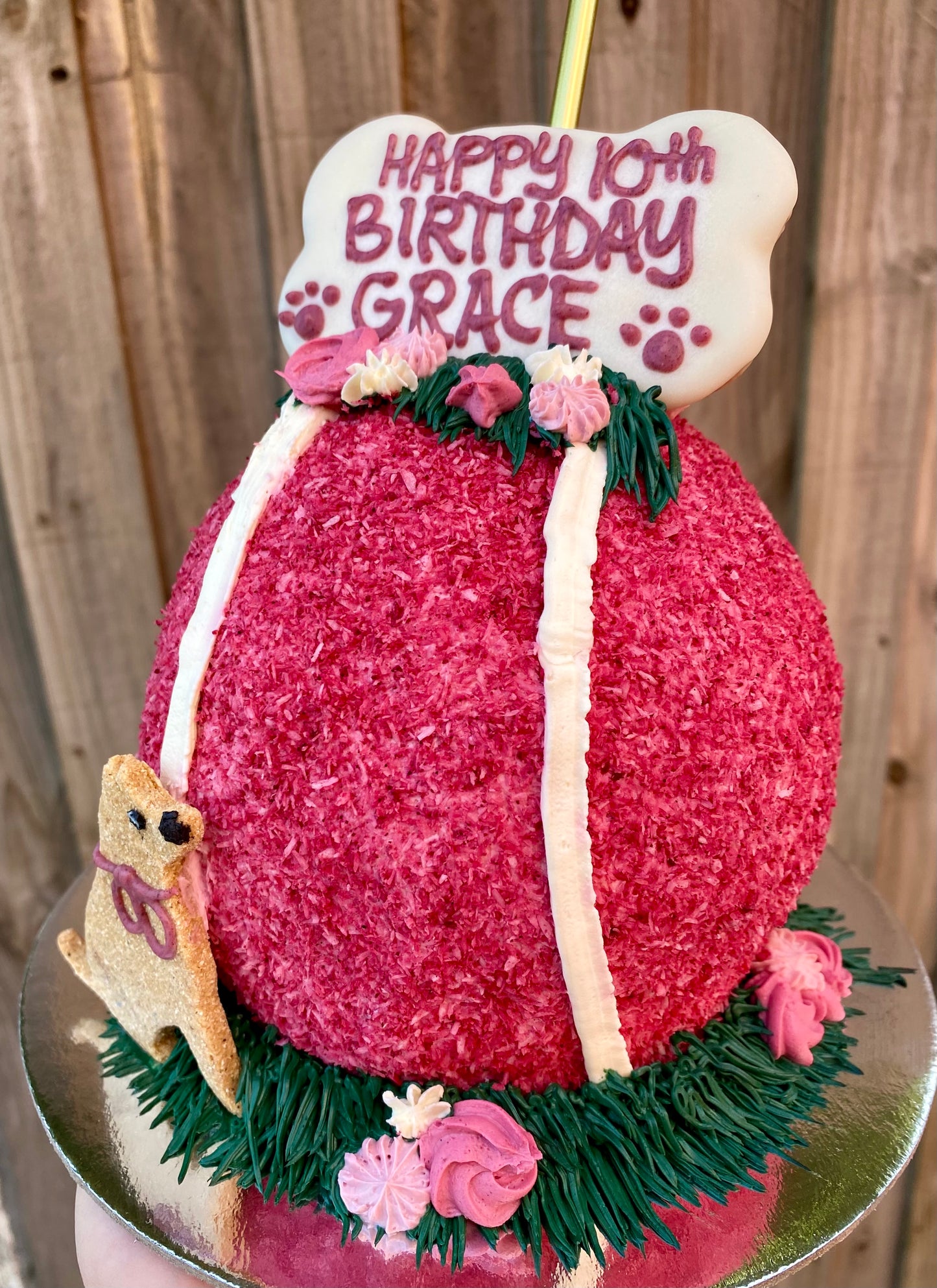 Tennisball Dog Cake 5“ & 6“