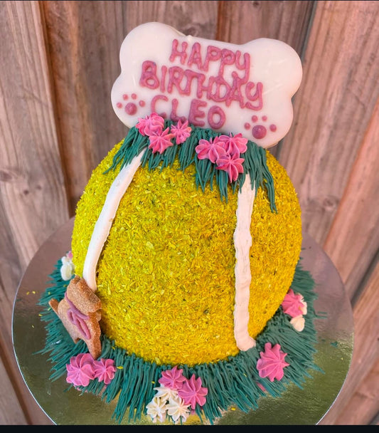 Tennisball Dog Cake 5“ & 6“