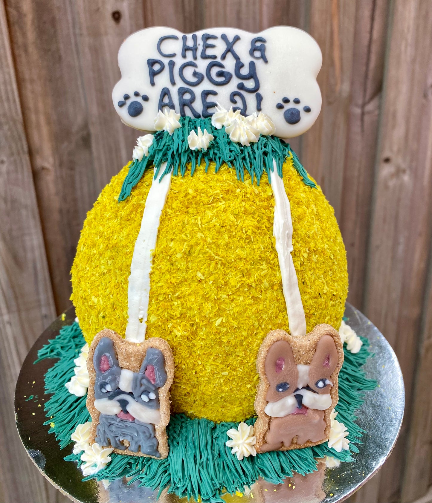 Tennisball Dog Cake 5“ & 6“