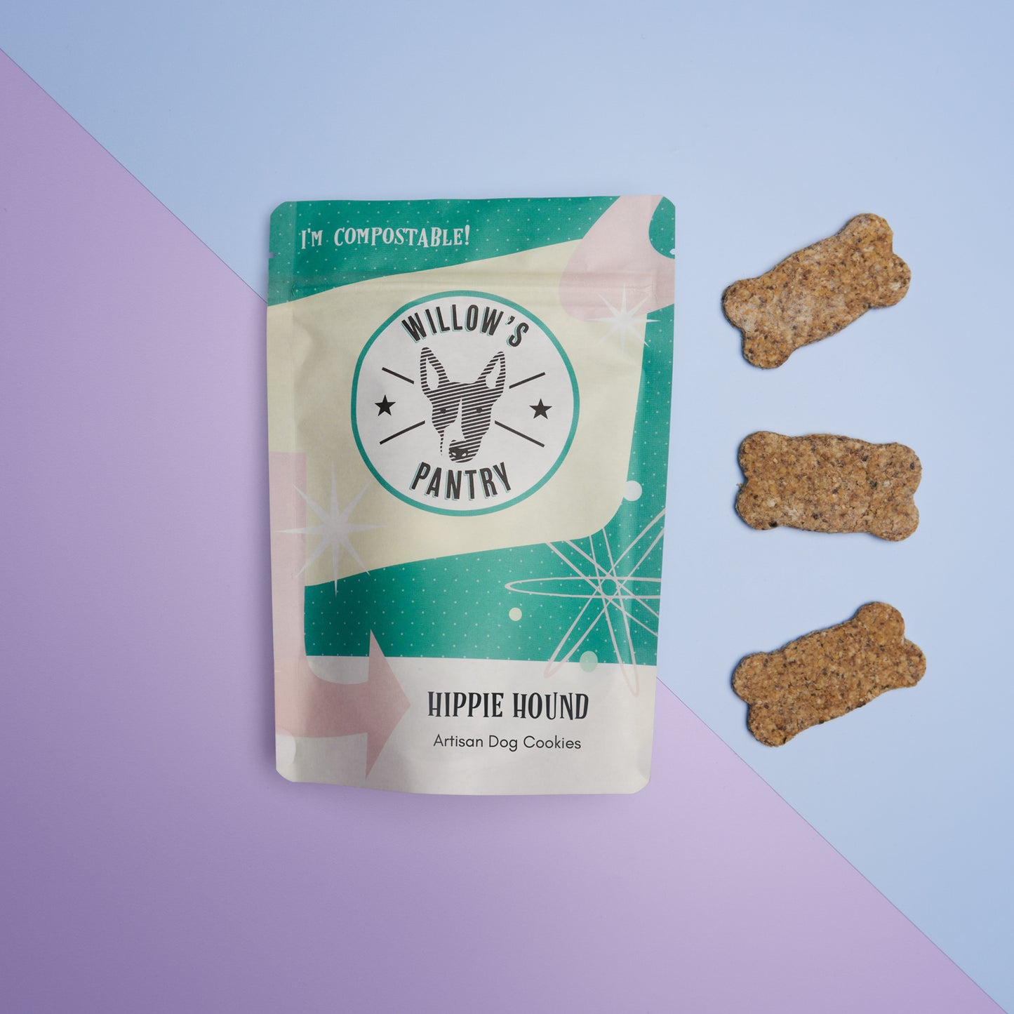 Hippie Hound Artisan Dog Cookies 120g