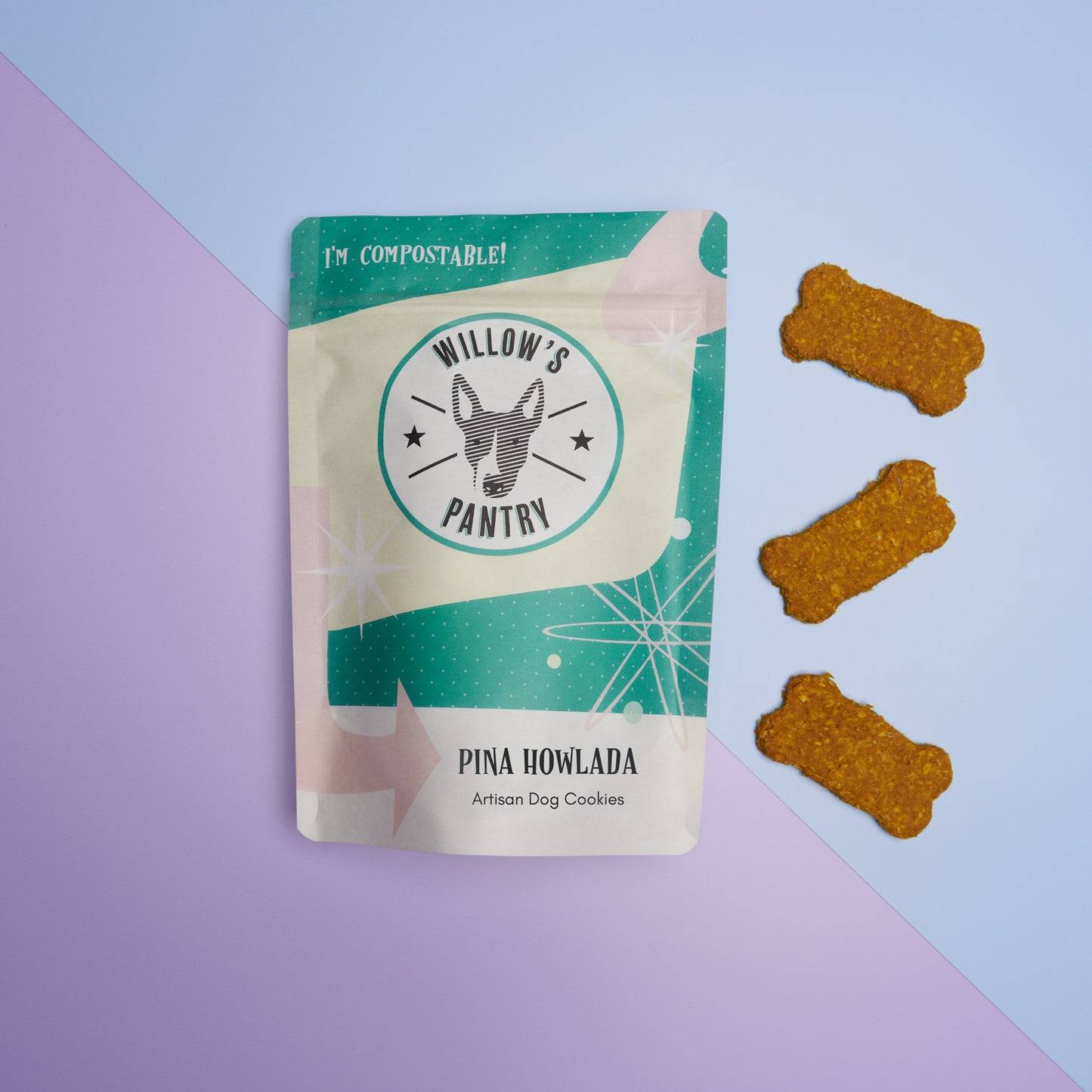 Pina Howlada Artisan Dog Cookies 120g