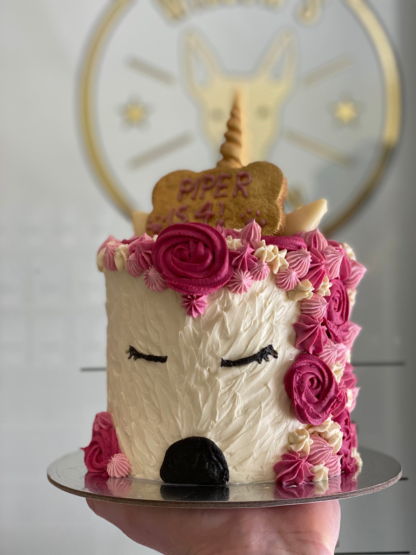 Dog Unicorn Cake