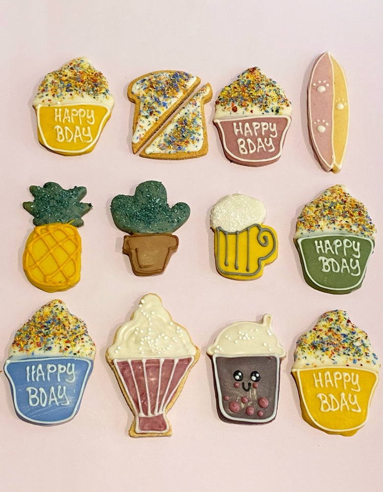 Iced Single Cookies
