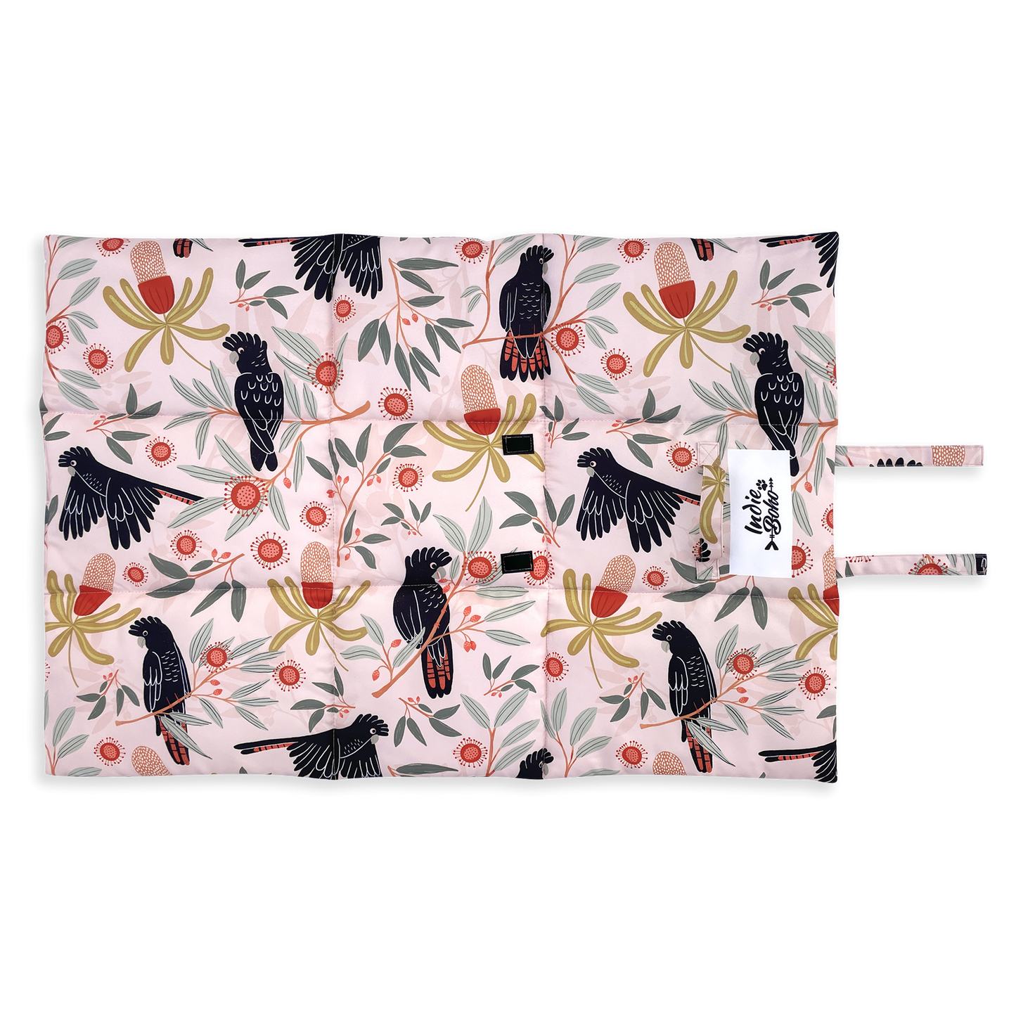 Sunset Cockatoo Dog Travel Mat