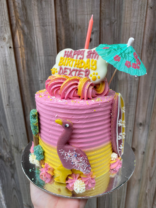 Tropical Dog Cake
