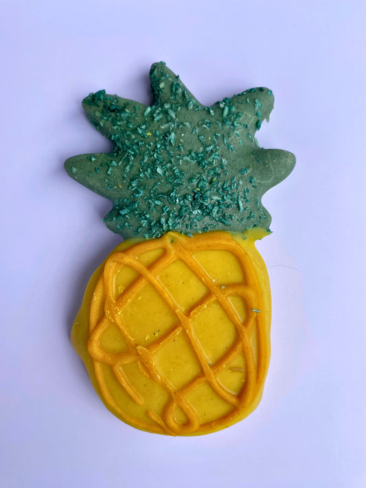 Pineapple Iced Cookie