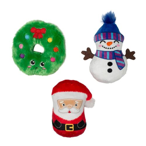 We Have Great Chemis-Tree 3-Piece Small Dog Christmas Toy Set