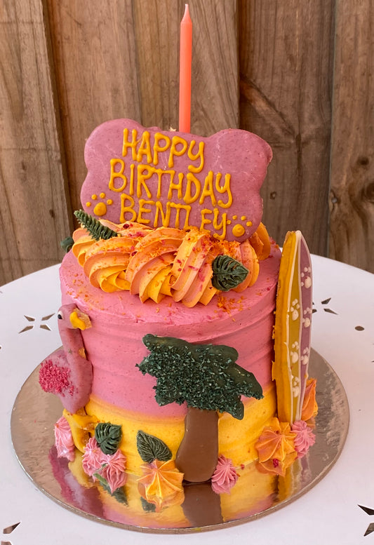 Tropical Dog Cake