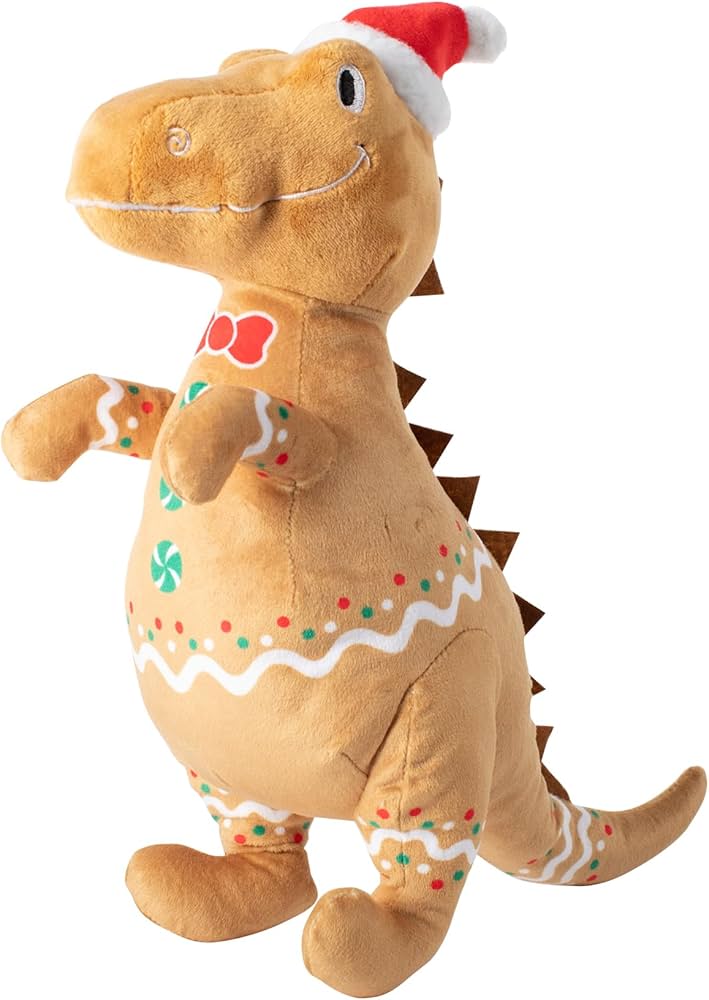 Cookie Saurus Rex Plush Squeaky