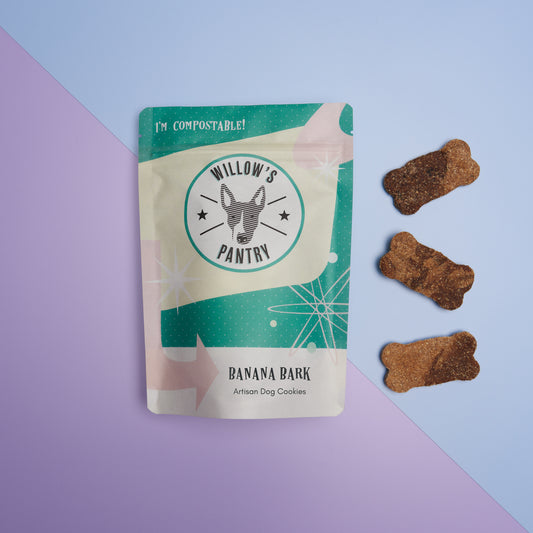 Banana Bark - Artisan Dog Cookies 120g
