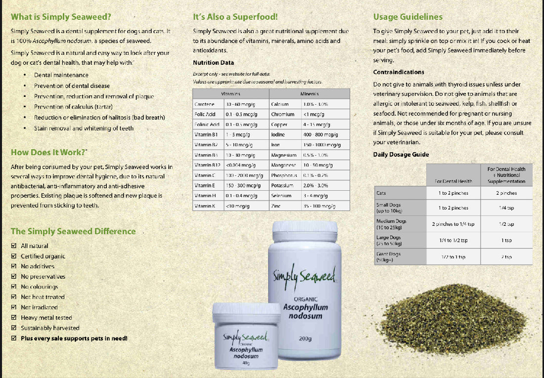 Simply Seaweed - Dental Supplement