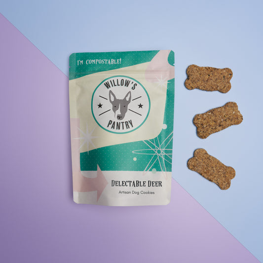Delectable Deer Artisan Dog Cookies 120g