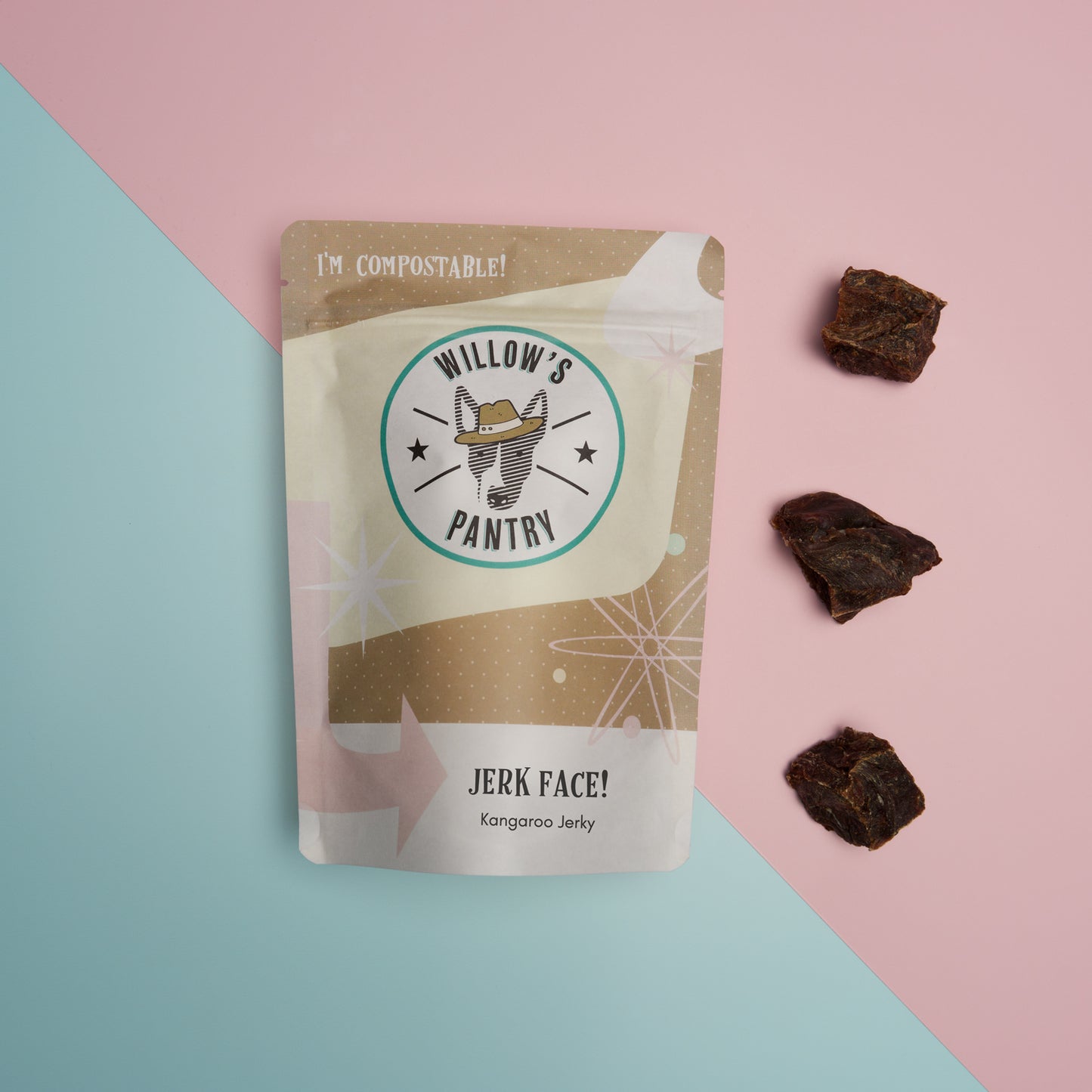 Jerk Face - Kangaroo Jerky Chunks 100g