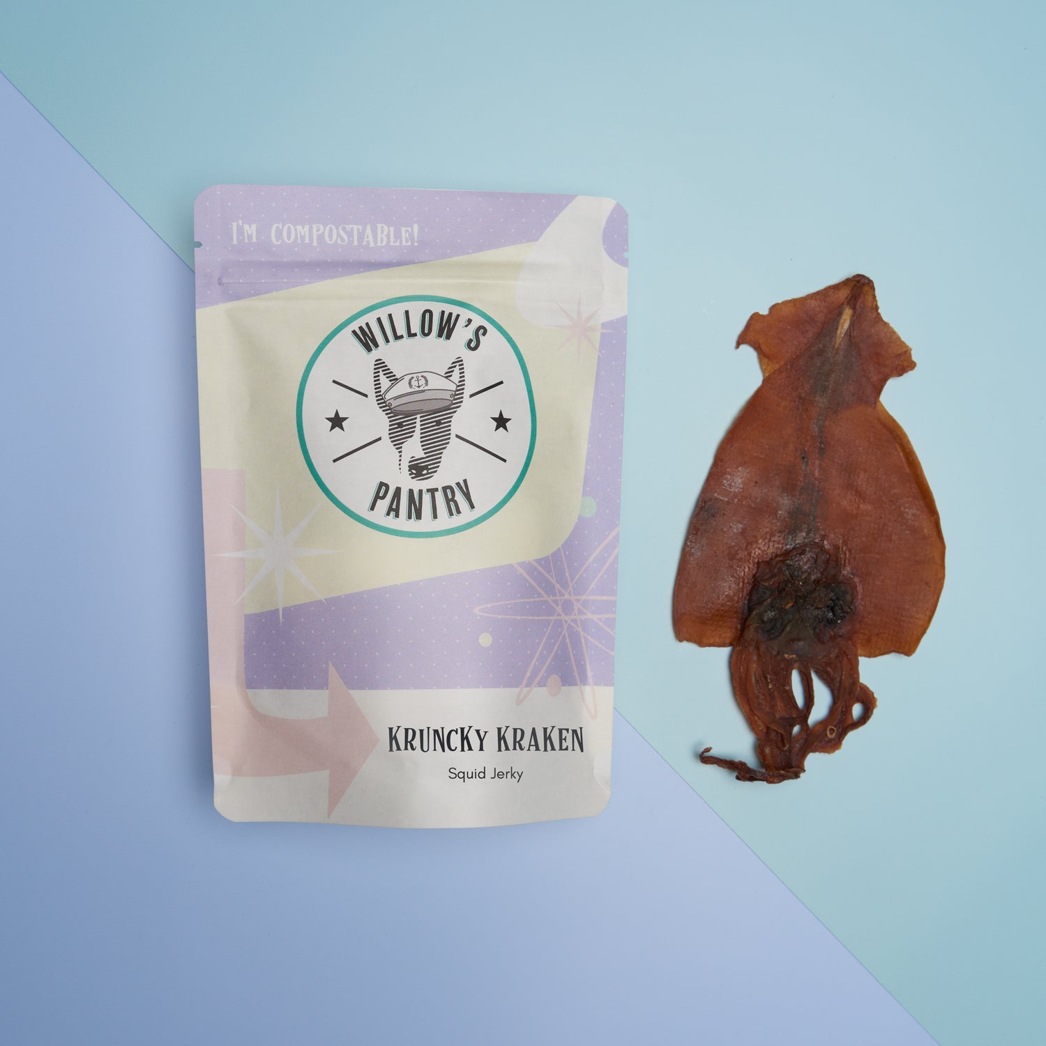 Krunchy Kraken - Squid Jerky 60g – Willow's Pantry