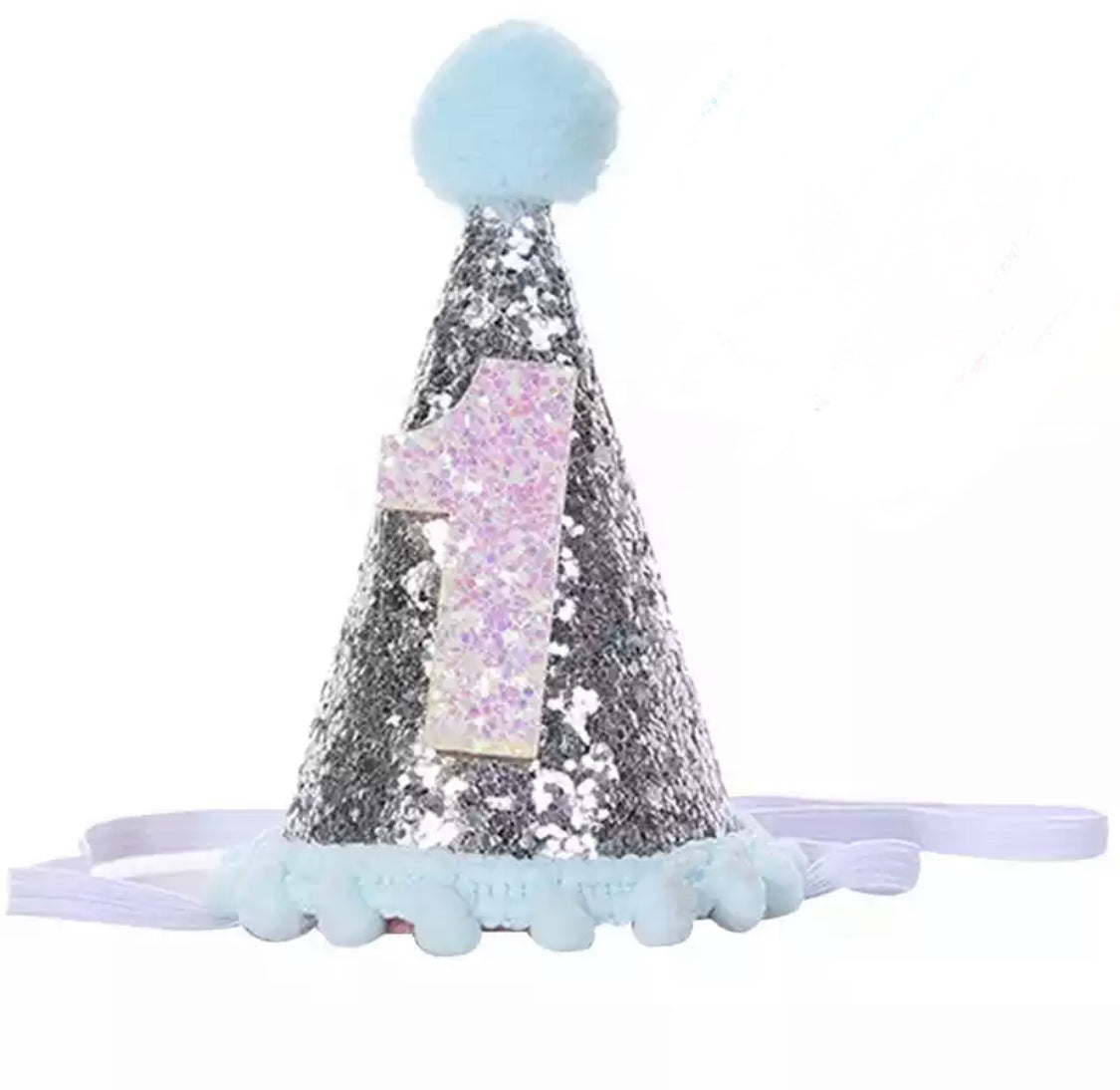 Party Hat Glitter with Number