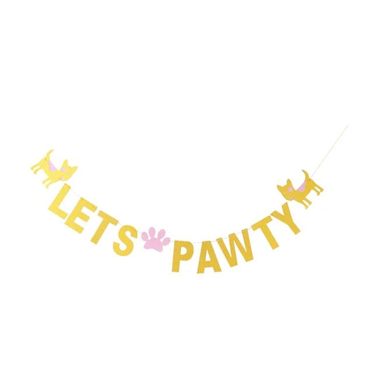 LET’S PAWTY BUNTING