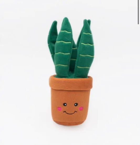 Zippy Paws Snake Plant Squeaky Toy