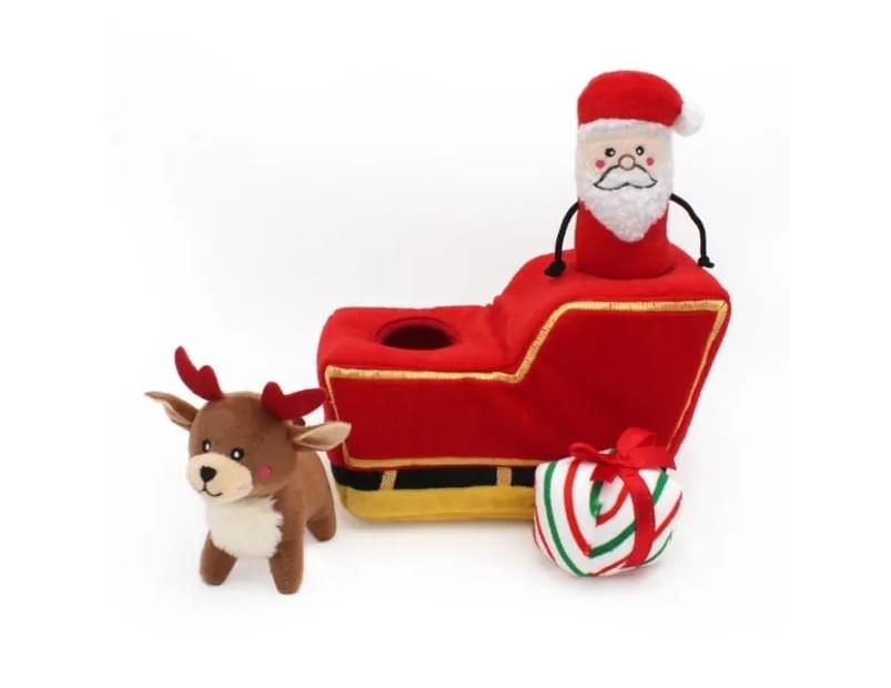 Holiday Burrow Toy - Santa‘s Sleigh