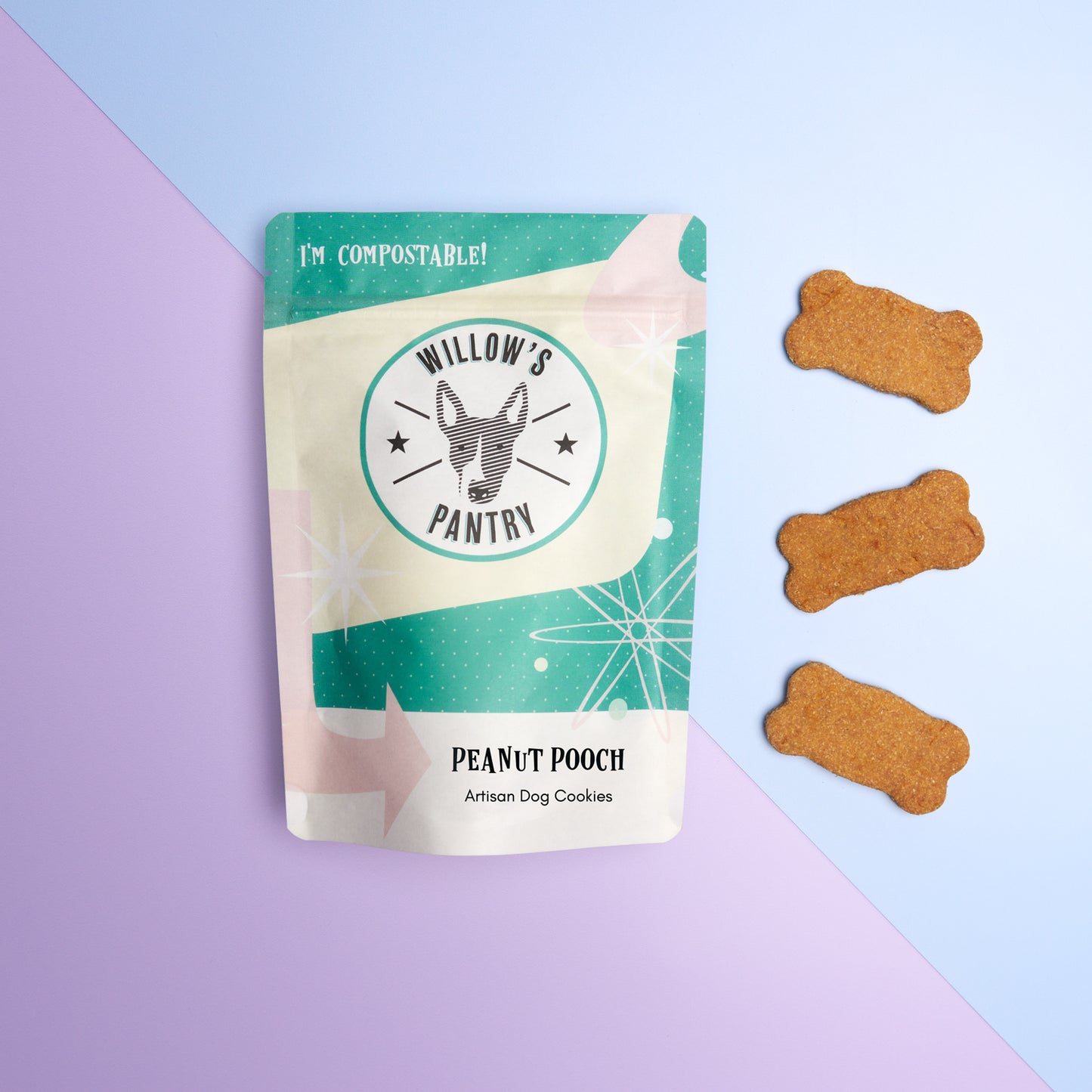 Peanut Pooch Artisan Dog Cookies 120g