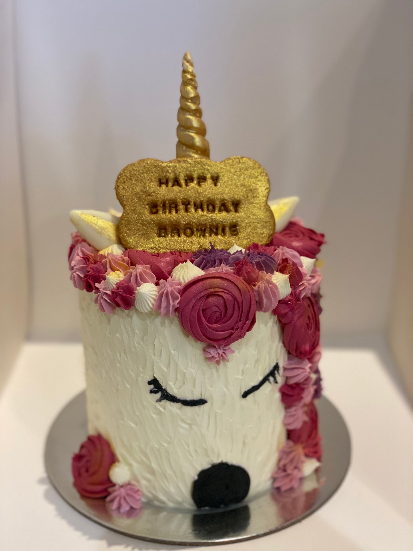 Dog Unicorn Cake