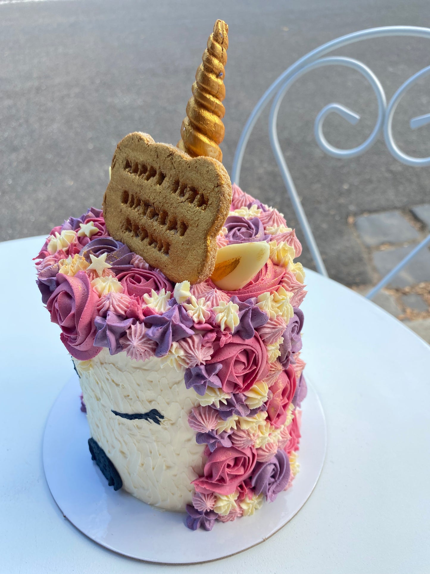 Dog Unicorn Cake