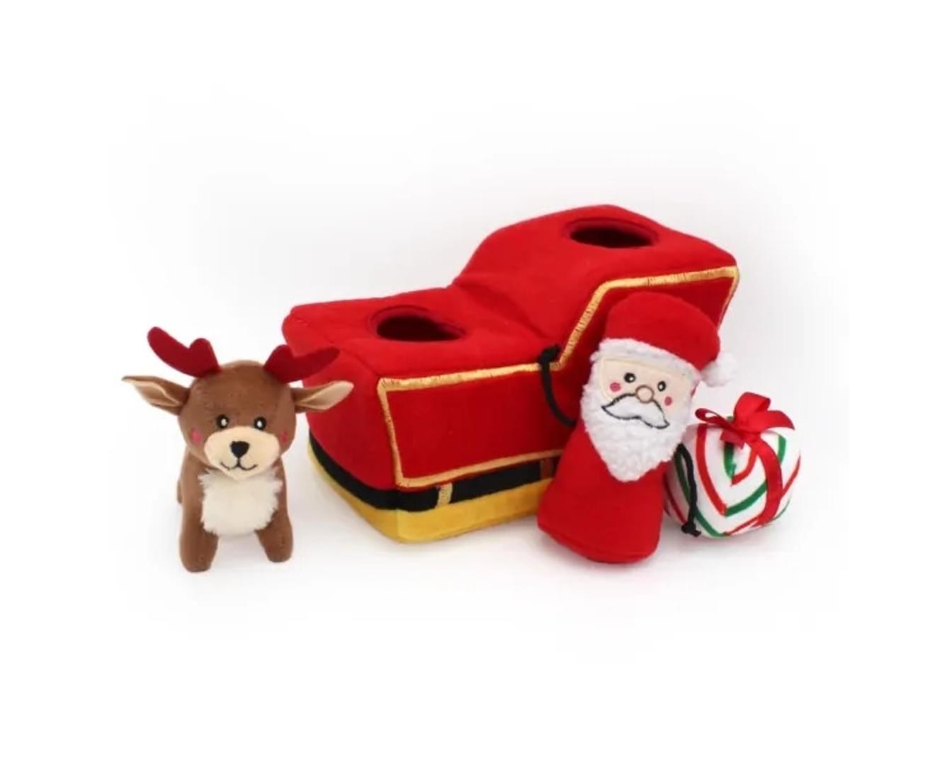 Holiday Burrow Toy - Santa‘s Sleigh