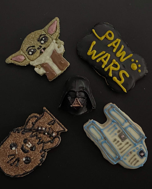 Paw Wars Cookie Box - 5 assorted treats
